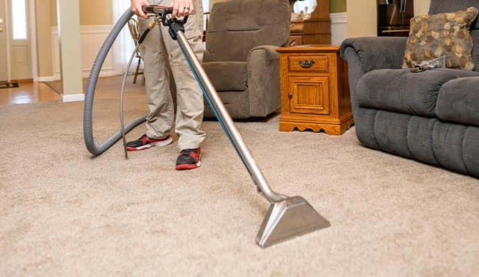 Carpet stain removal service