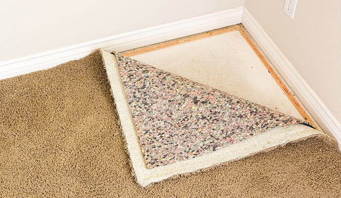 Carpet with pad