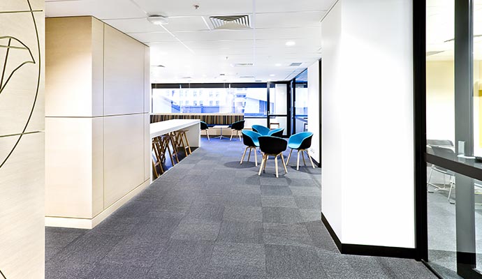 Clean office space