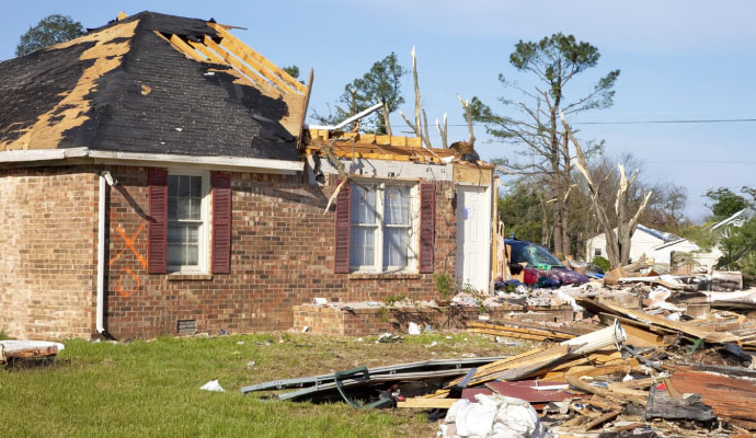 Storm damage