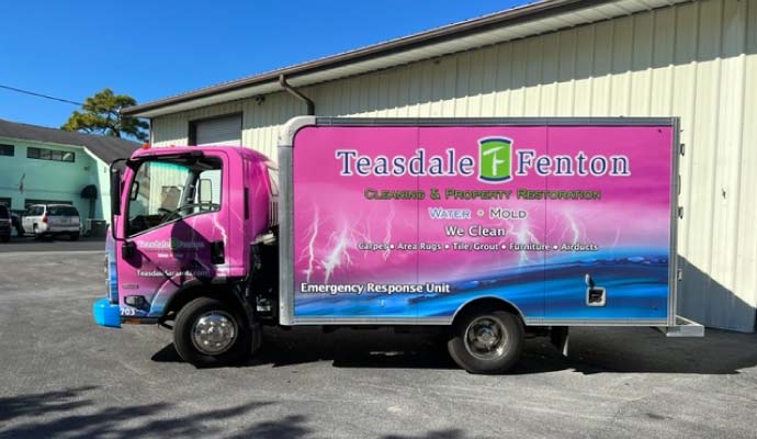 Teasdale Fenton service van