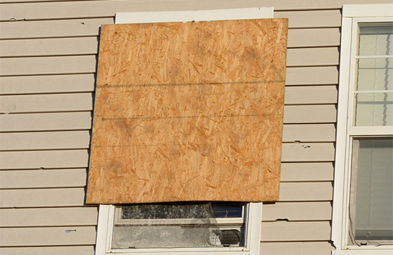 installed Board on window