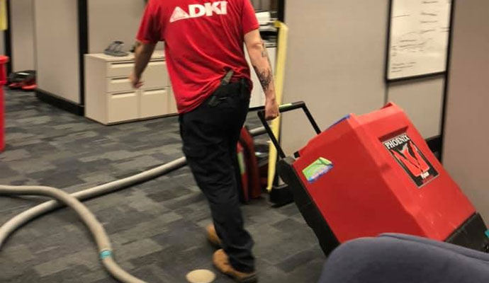 Water damage restoration service